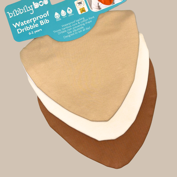 Starter Bib Set - Brown Neutral