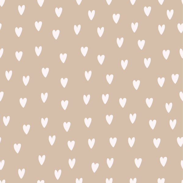 Waterproof Bamboo Breast Pads – Beige Hearts