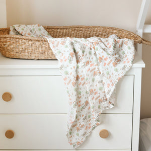 XL Bamboo Muslin - Farm on the Field