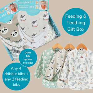 Gift Box - Feeding + Teething Bibs
