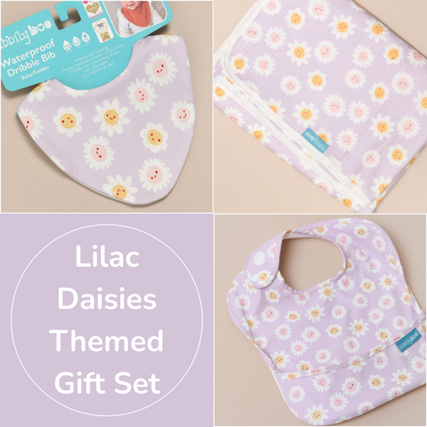 Lilac Daisies Baby Gift Box