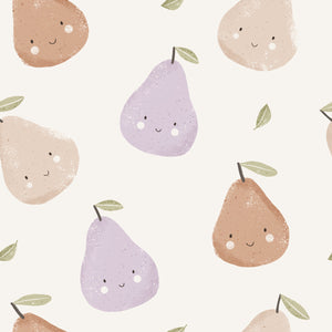 Starter Bib Set - Pears & Stripes