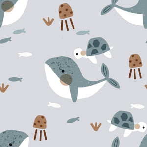 Pocket Changing Mat – Whales