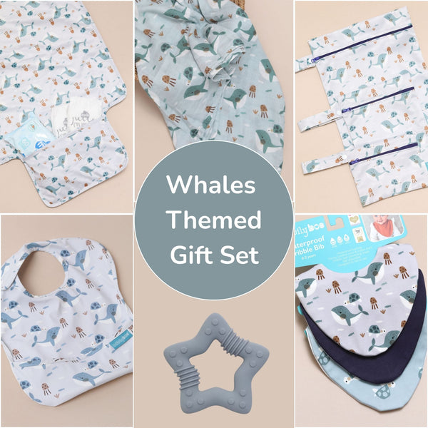 Whale Theme Luxury Baby Gift Box