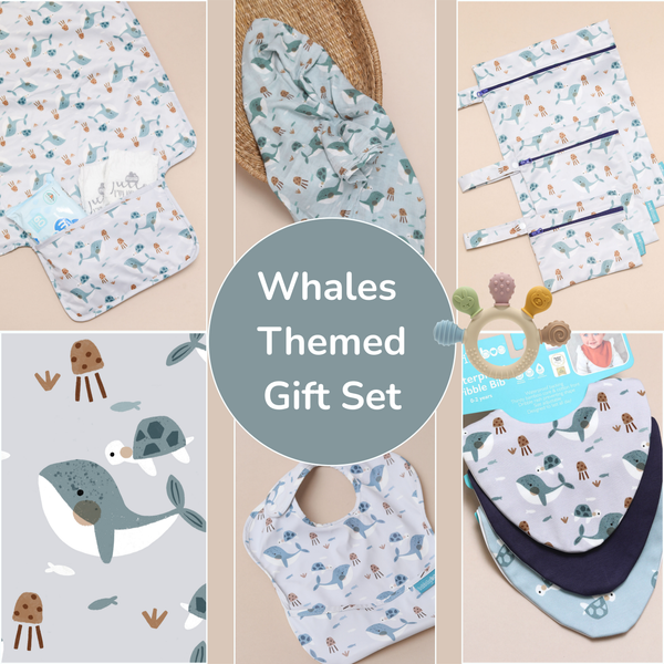 Whale Theme Luxury Baby Gift Box